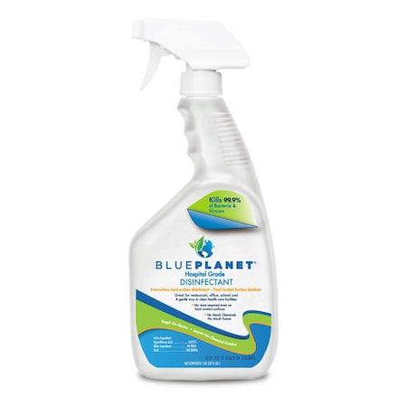 Intercon Chemical Blue Planet Disinfectant 32oz., Clear, 12 PK FCL50-DH-1232-0205